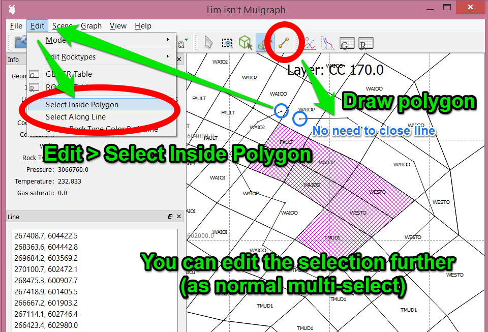 Select Inside Polygon